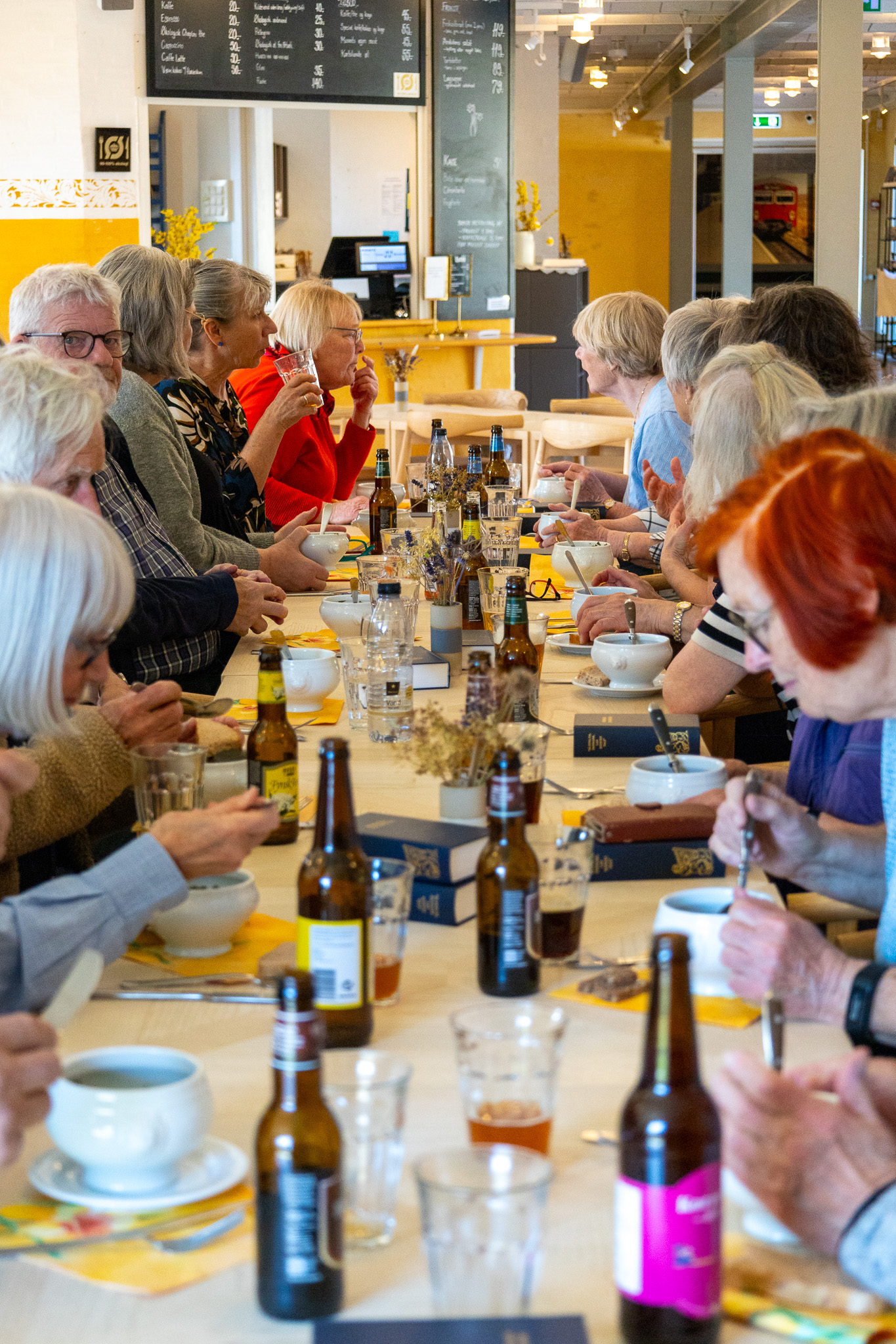 Fællesspisning på Greve Museum