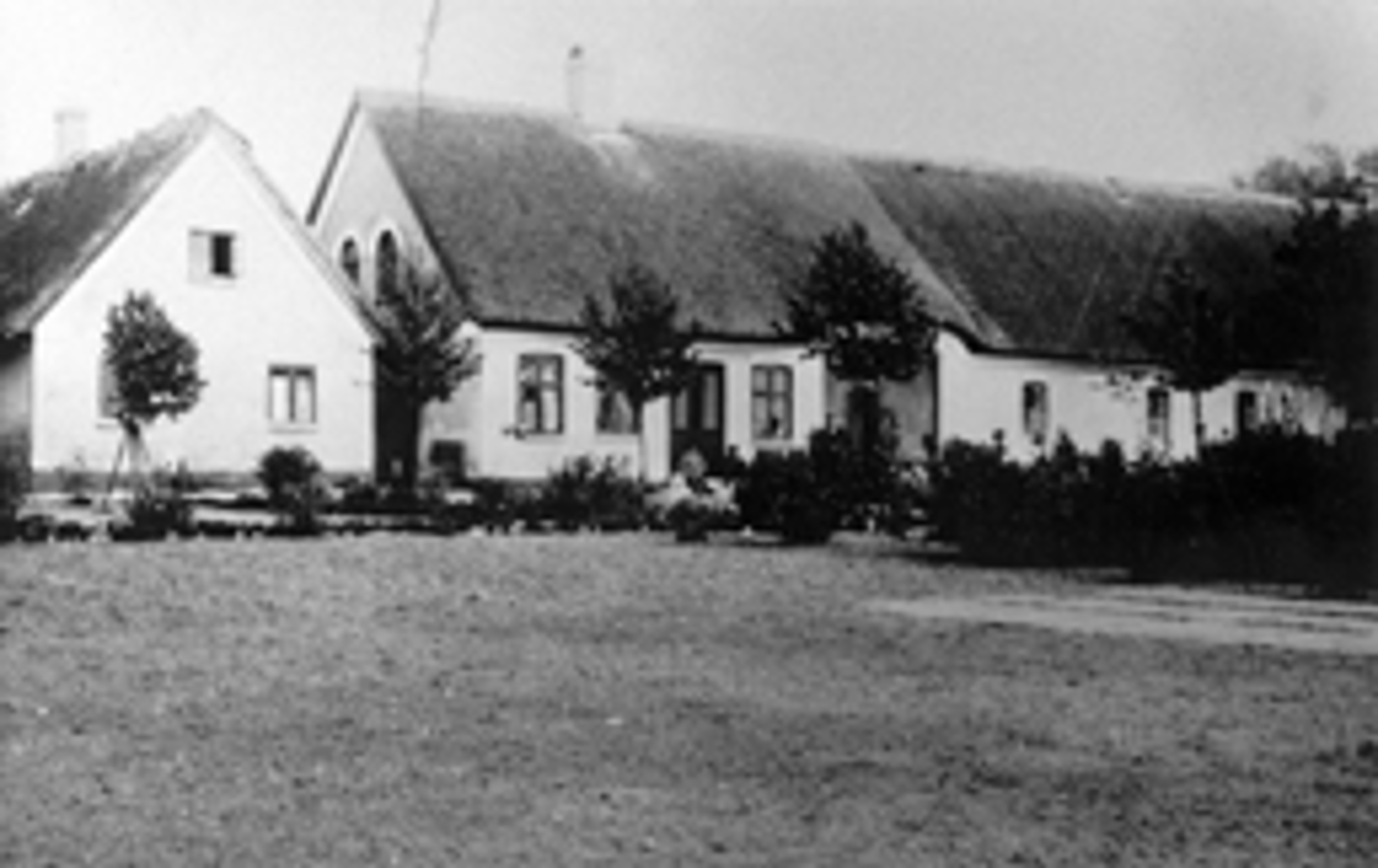 Sort og hvidt billede af Grevegård fra 1910