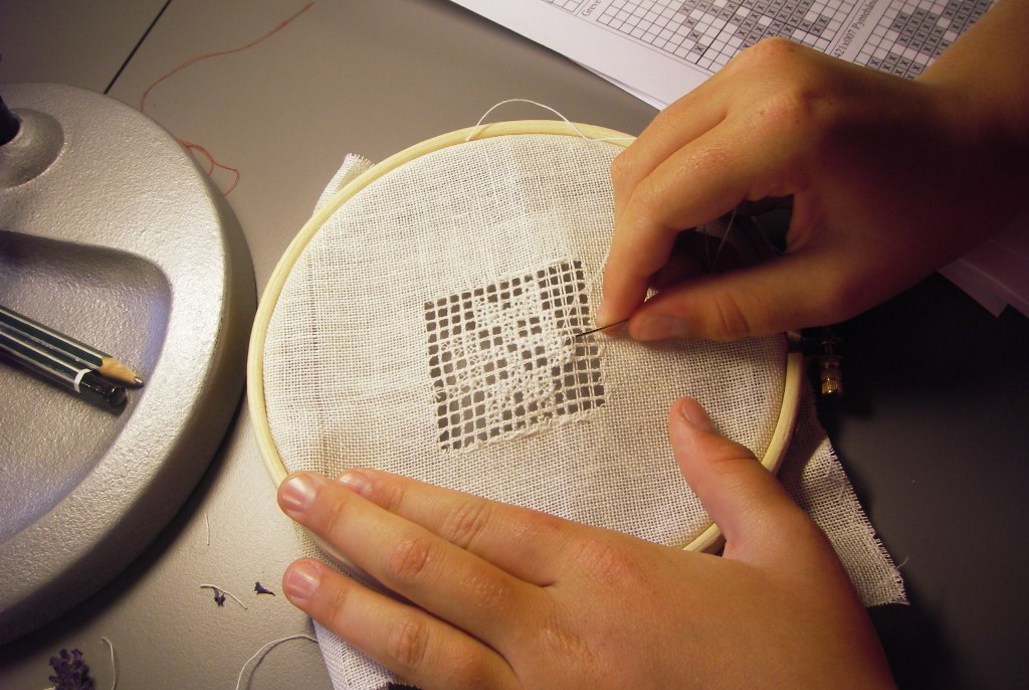 Dragværk - en gammel broderiteknik fra Hedeboegnen