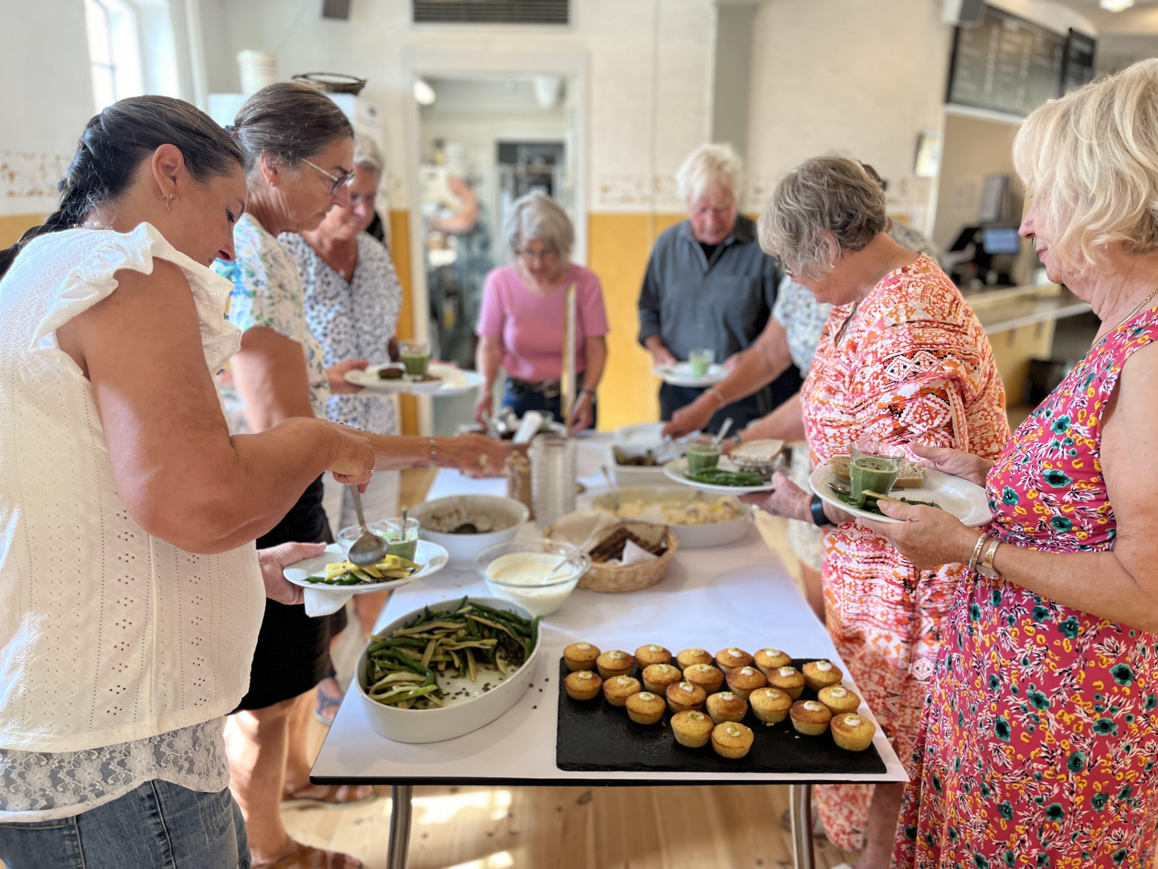 Fællesspisning på Greve Museum